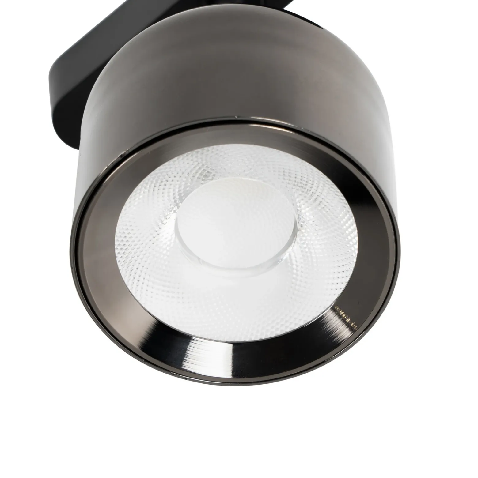 Lindby foco LED 48 V Lumaro, gris, Ø 8,2 cm, aluminio, atenuable