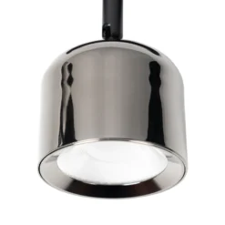 Lindby foco LED 48 V Lumaro, gris, Ø 8,2 cm, aluminio, atenuable