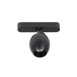 Lindby foco LED 48 V Lumaro, negro, Ø 6,2 cm, atenuable