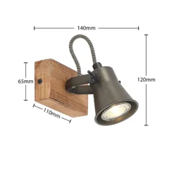 Lindby Grandesa foco de techo, 1 luz