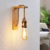 Lindby Helou aplique de madera