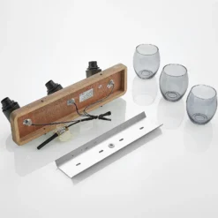 Lindby Ineska foco de techo, 3 luces, angular