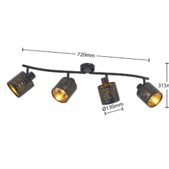 Lindby Iolyn downlight de techo, 4 luces