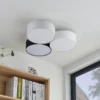 Lindby Janita lámpara LED de techo, 3 luces, tricolor