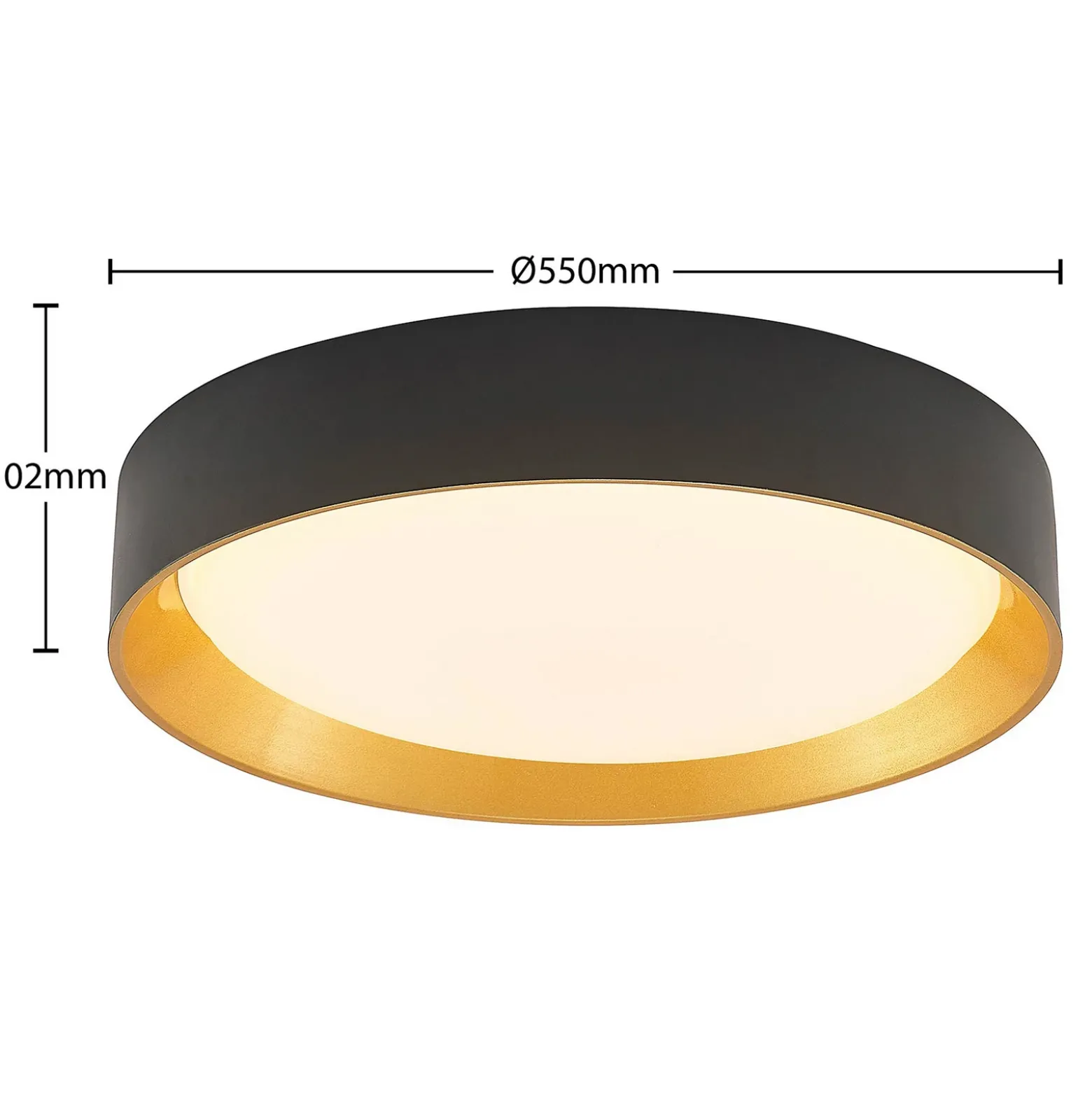 Lindby Kambia plafón LED, 55 cm
