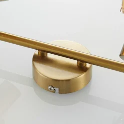 Lindby Kosta lámpara de techo, 2 luces, latón
