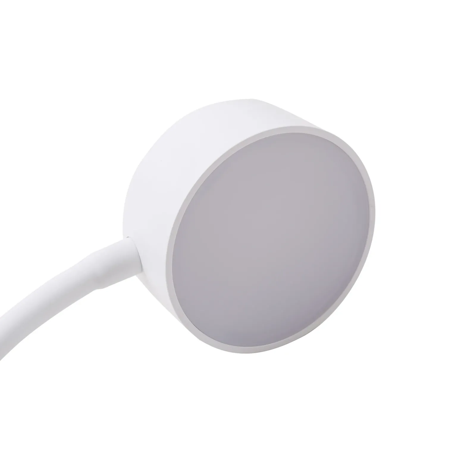 Lindby LED lámpara de pinza recargable Maori, blanco, metal, CCT,