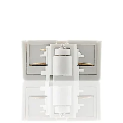 Lindby Linaro alimentación de red, blanco, sistema de riel monofásico