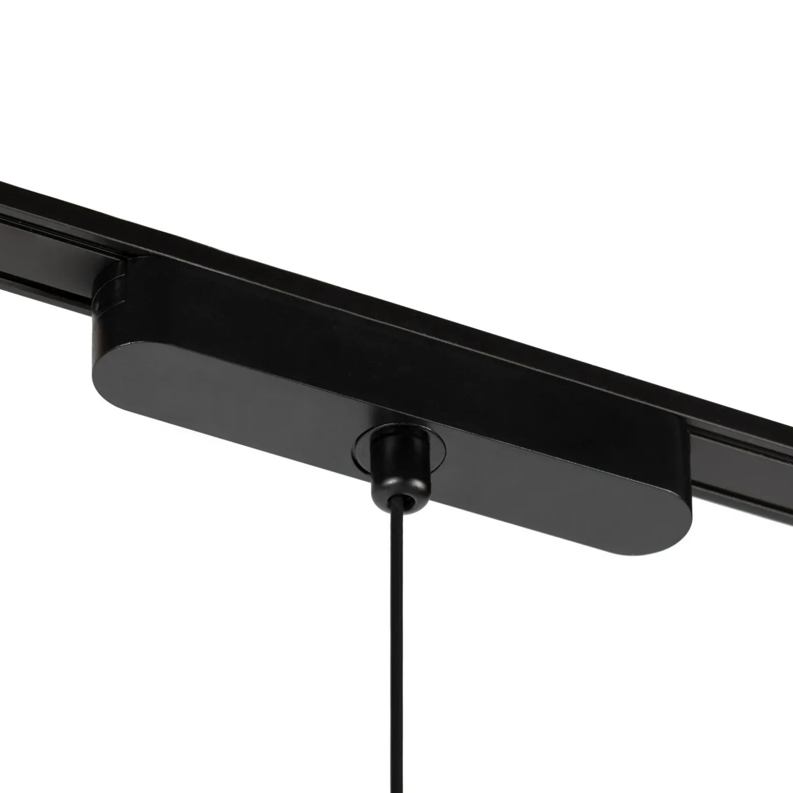 Lindby lámpara colgante LED Lumaro,negro,Ø8,2cm,aluminio,48V,atenuable