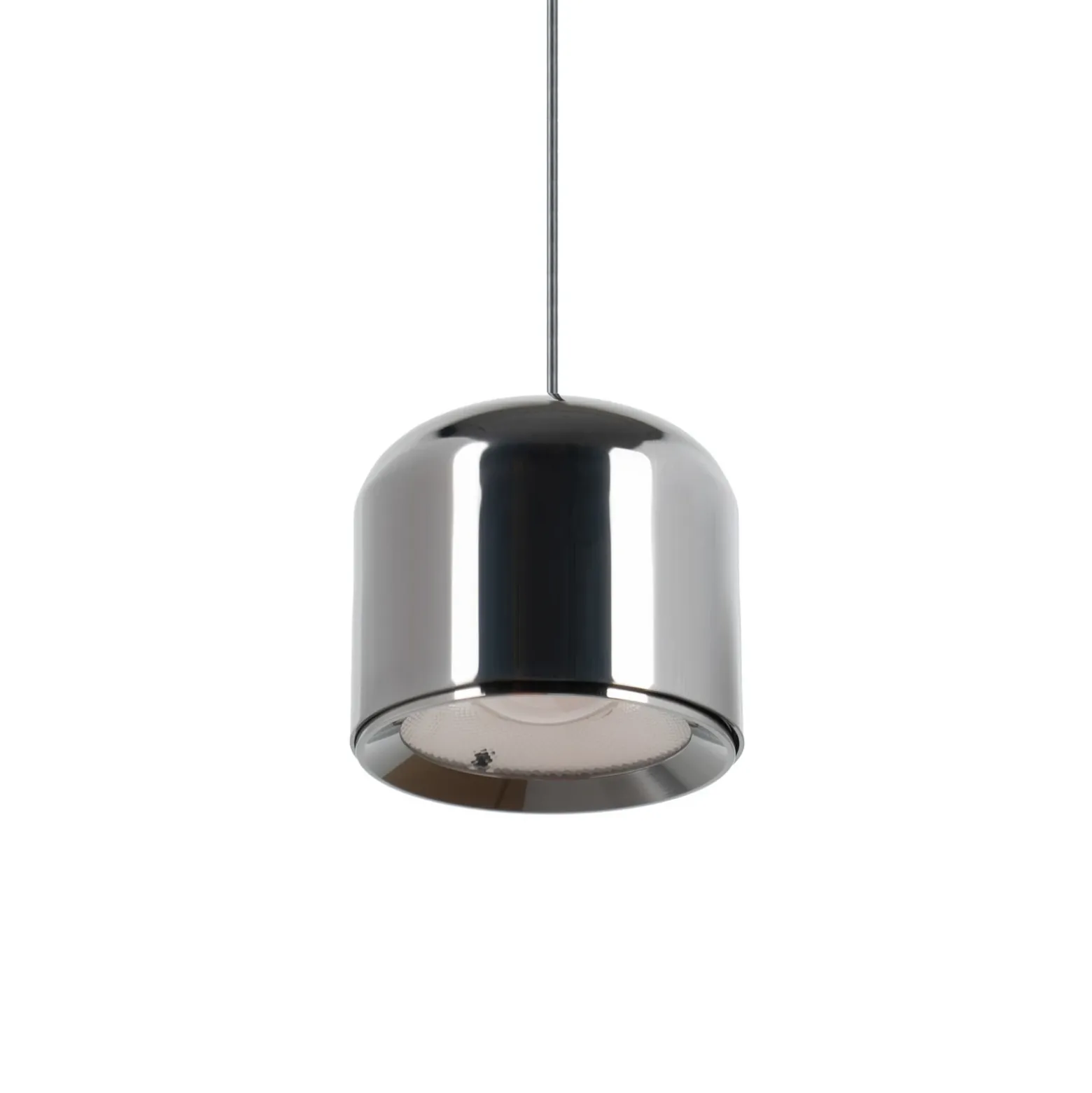 Lindby lámpara colgante LED Lumaro,negro,Ø8,2cm,aluminio,48V,atenuable