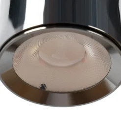 Lindby lámpara colgante LED Lumaro,negro,Ø8,2cm,aluminio,48V,atenuable