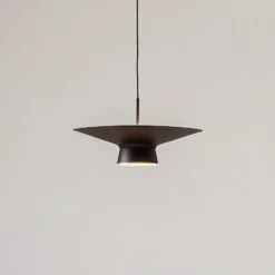 Lindby Lámpara colgante LED Norvind, 2 luces, negro, metal