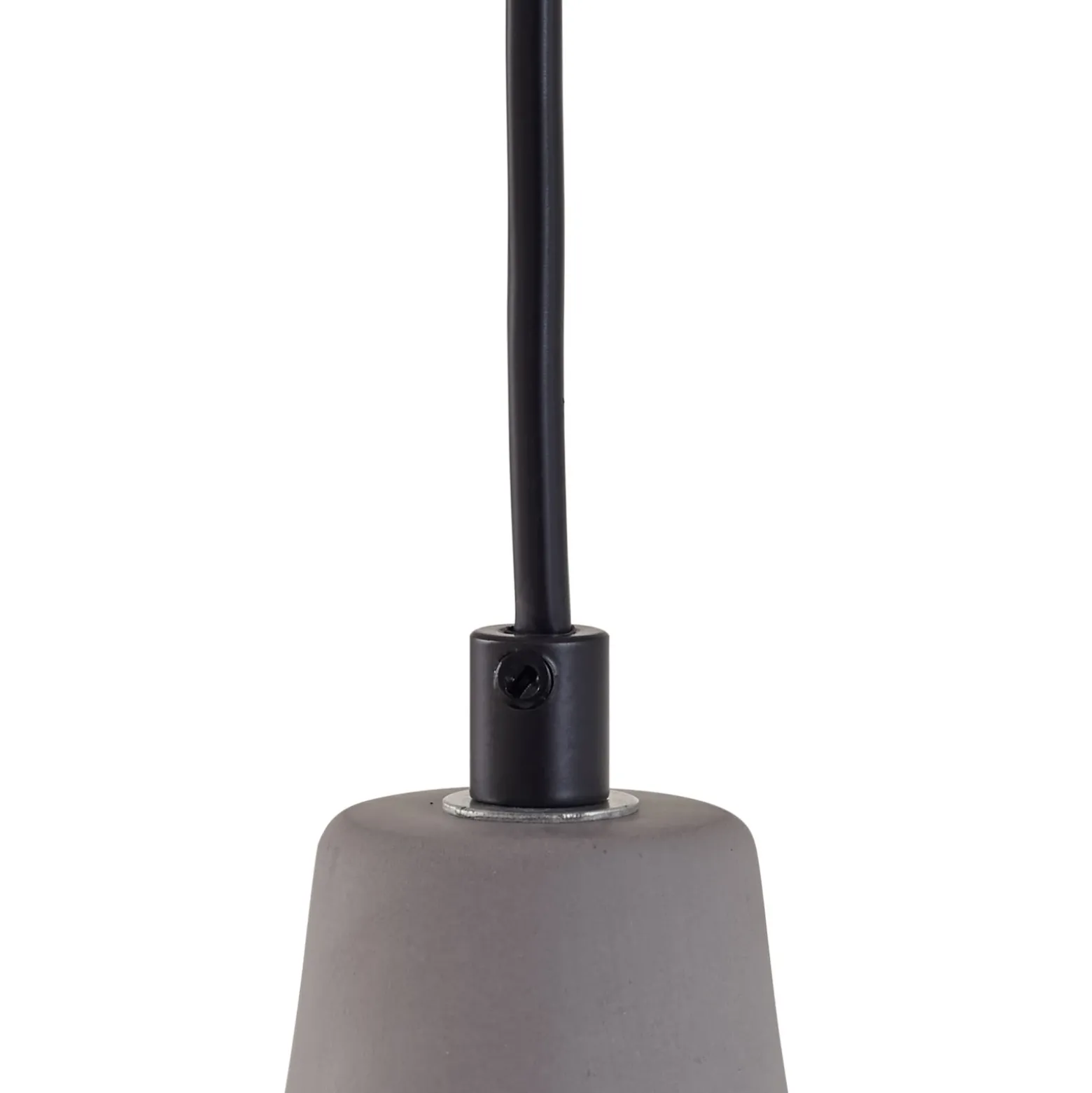 Lindby Lámpara colgante Sanne, gris, hormigón, Ø 15 cm, E27