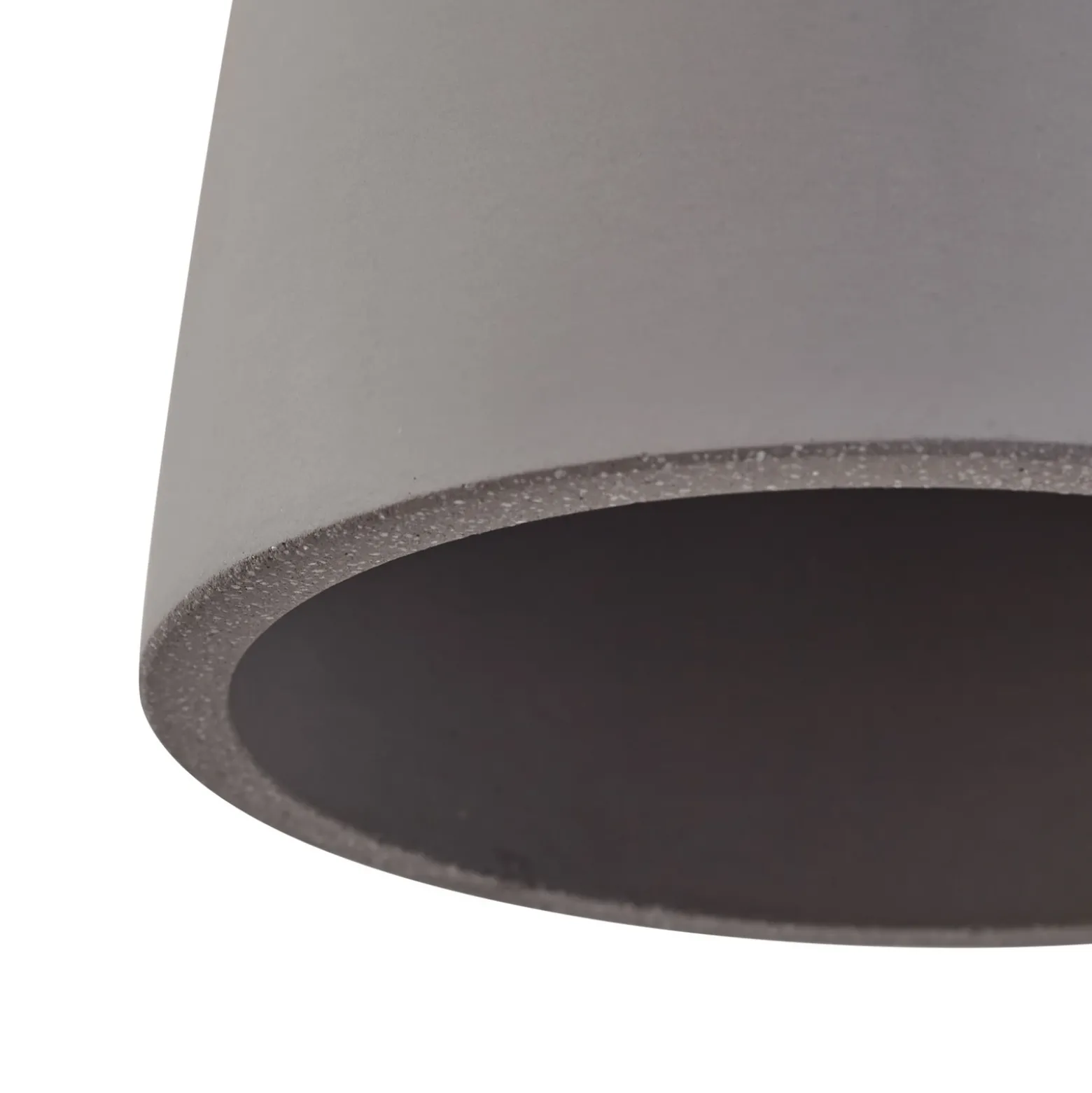 Lindby Lámpara colgante Sanne, gris, hormigón, Ø 15 cm, E27