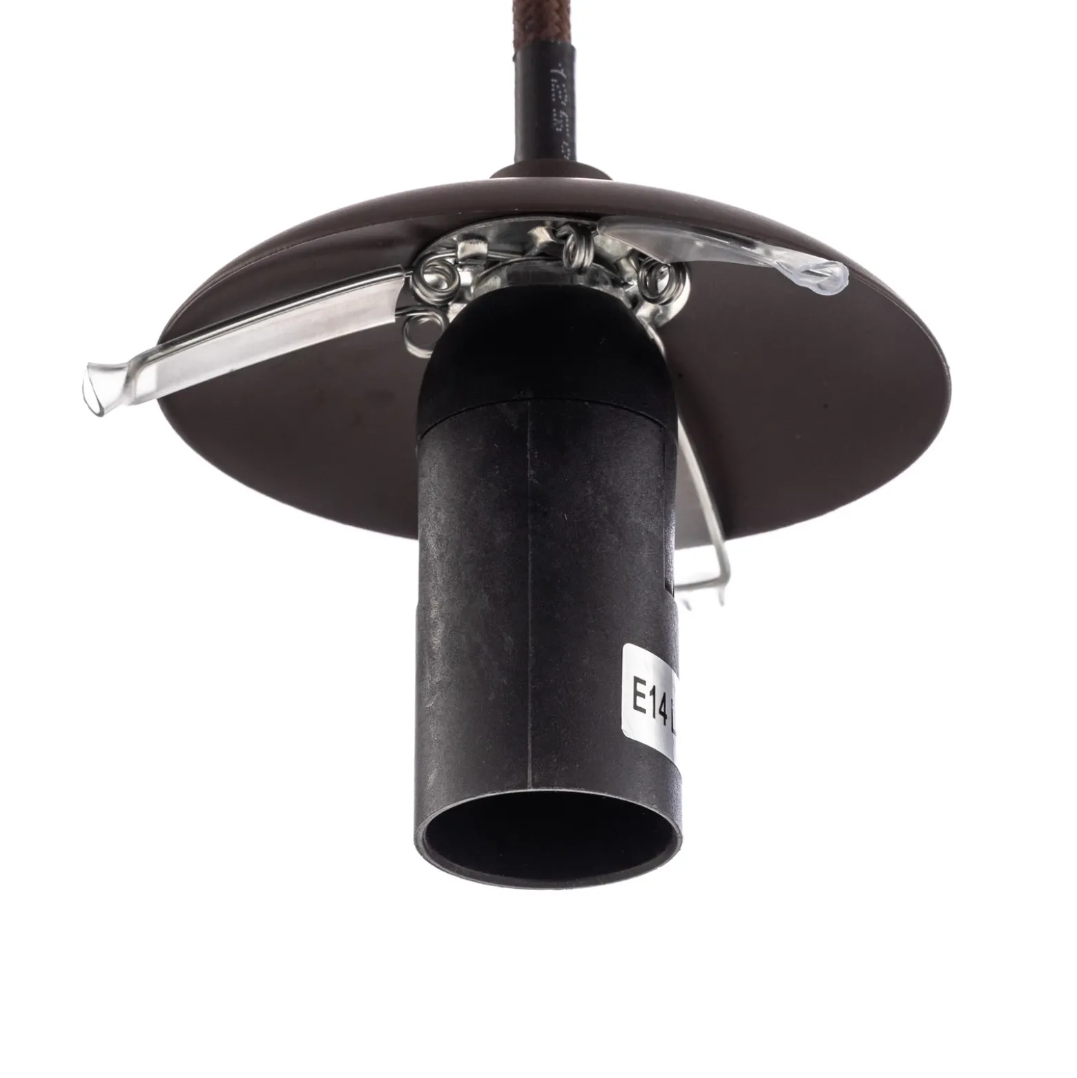 Lindby lámpara colgante Valentina, E14, 3 luces, gris ahumado, cristal