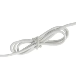 Lindby lámpara de mesa Aralena, blanca, metal, altura 26,5 cm