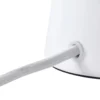 Lindby lámpara de mesa Arved, blanco, textil, cerámica, 46 cm