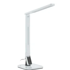 Lindby lámpara de mesa LED Eleni, blanca, CCT, atenuable