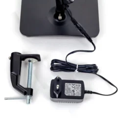 Lindby Lámpara de mesa LED Felipe, negra, base de pinza