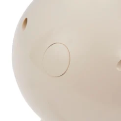 Lindby lámpara de mesa LED Haas, beige, plástico,CCT,altura39cm