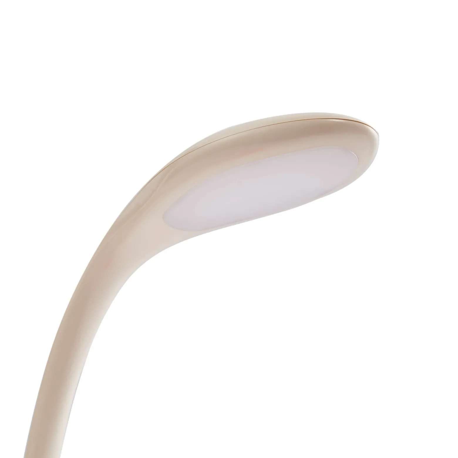 Lindby lámpara de mesa LED Haas, beige, plástico,CCT,altura39cm