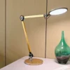 Lindby lámpara de mesa LED Nyxaris, oro, metal, CCT, 50 cm