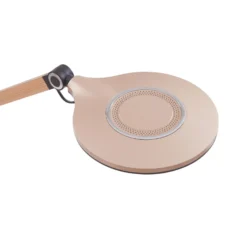 Lindby lámpara de mesa LED Nyxaris, oro, metal, CCT, 50 cm