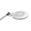 Lindby lámpara de mesa LED Nyxaris, plata, metal, CCT, 50 cm
