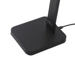 Lindby lámpara de mesa LED Rylas, negra, USB, CCT