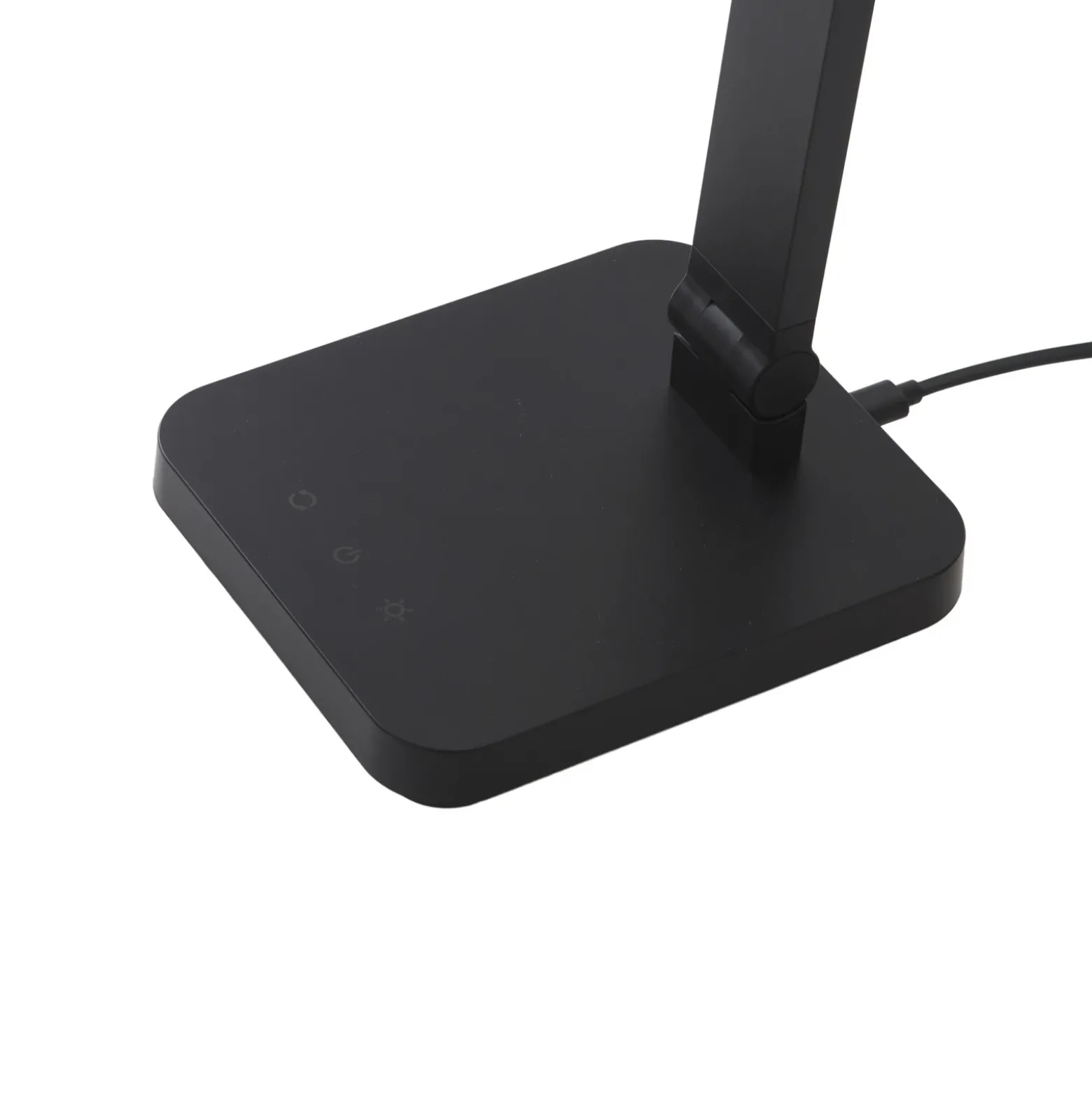 Lindby lámpara de mesa LED Rylas, negra, USB, CCT