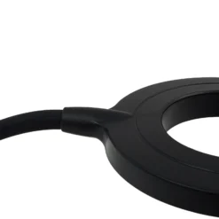 Lindby Lámpara de mesa LED Siona negra CCT atenuable Estación de carga