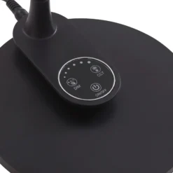 Lindby Lámpara de mesa LED Valtaria, negra, CCT, atenuable