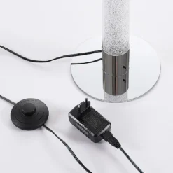 Lindby Lámpara de pie LED Hadis, RGB, control remoto, blanco, 120 cm