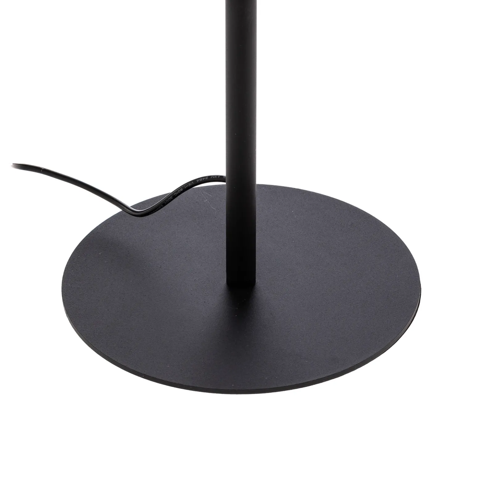 Lindby Lámpara de pie LED Munja, negra, de metal, atenuable