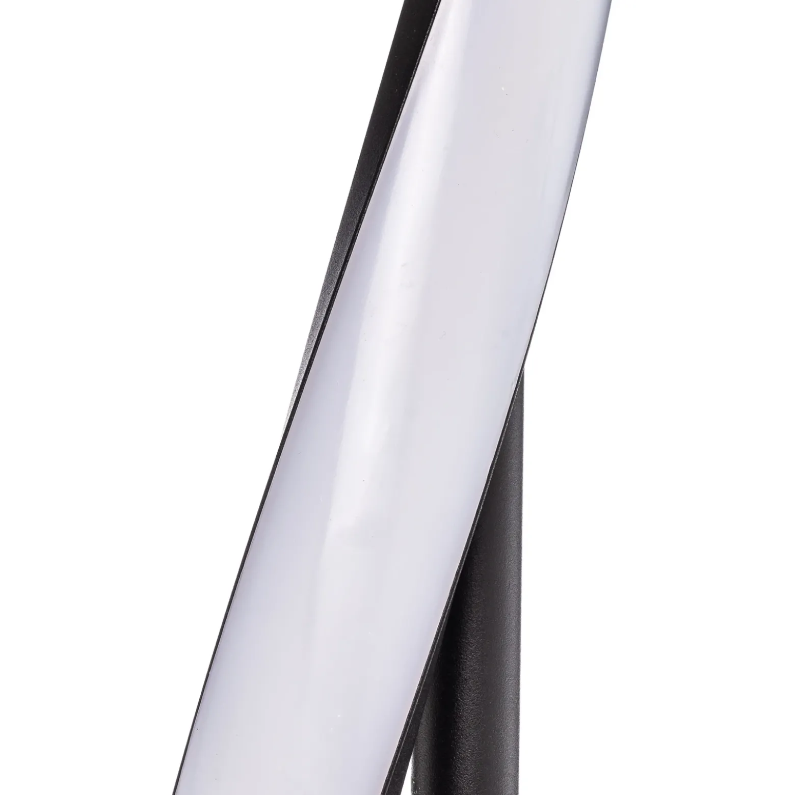 Lindby Lámpara de pie LED Munja, negra, de metal, atenuable