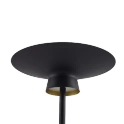 Lindby Lámpara de pie LED Norvind, negro, metal, 1 luz