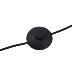 Lindby Lámpara de pie LED Norvind, negro, metal, 1 luz