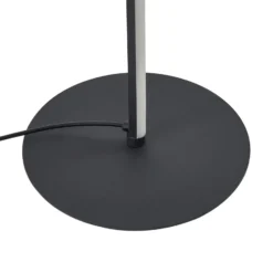 Lindby lámpara de pie LED Pajaro, 130 cm, negra, CCT, atenuable