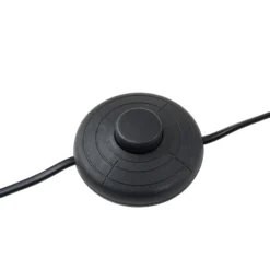 Lindby lámpara de pie LED Spiraali, gris, madera, altura 133 cm