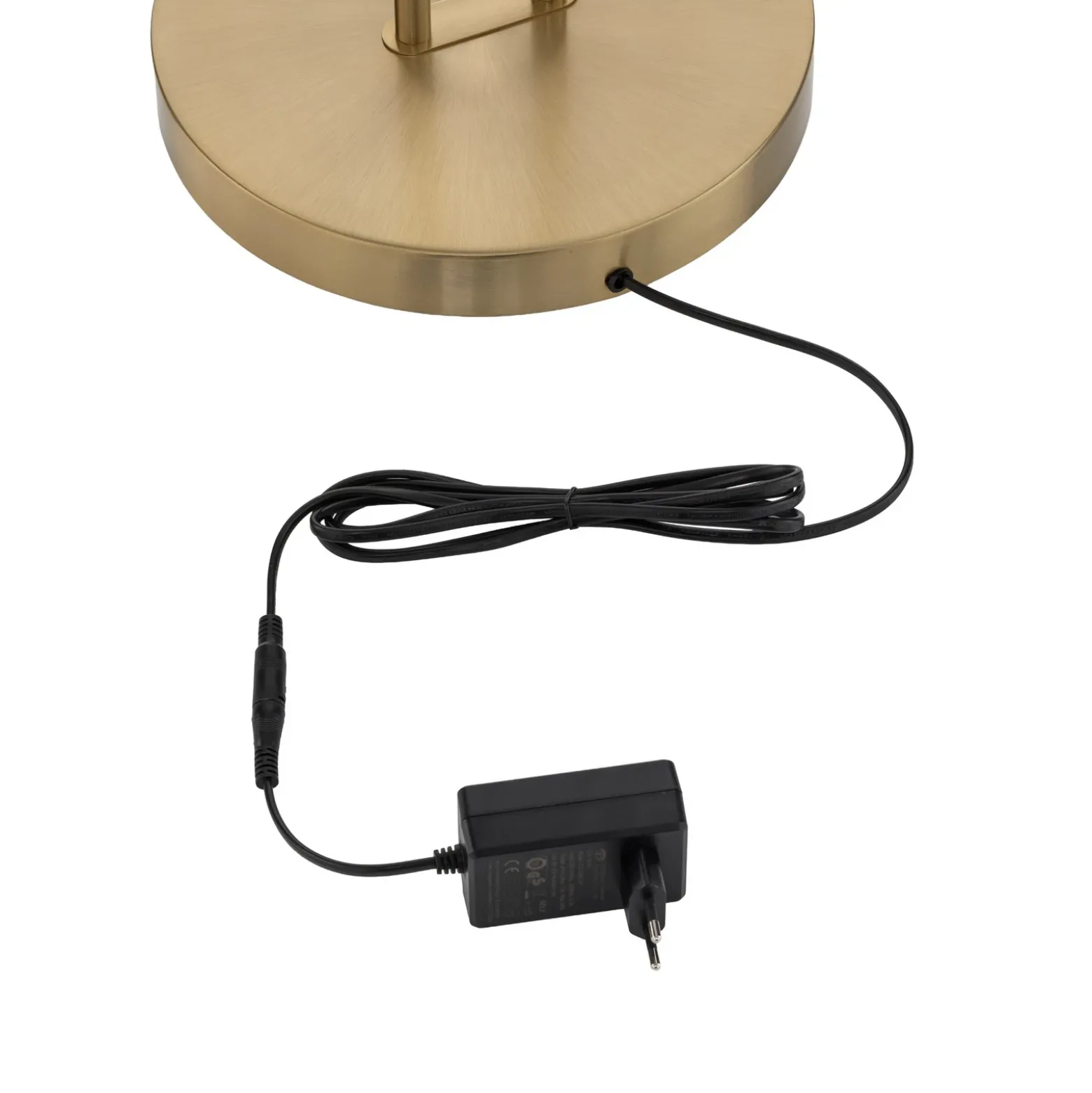 Lindby lámpara de pie LED Yveta, latón, metal, atenuable, 183cm