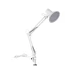 Lindby lámpara de pinza LED Undra, blanca, metal, regulable