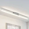 Lindby Lámpara de techo LED para baño Levke, 100 cm, atenuable, IP44