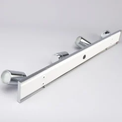 Lindby lámpara de techo para baño Dejan, 85 cm, 4 luces, cromo, IP44