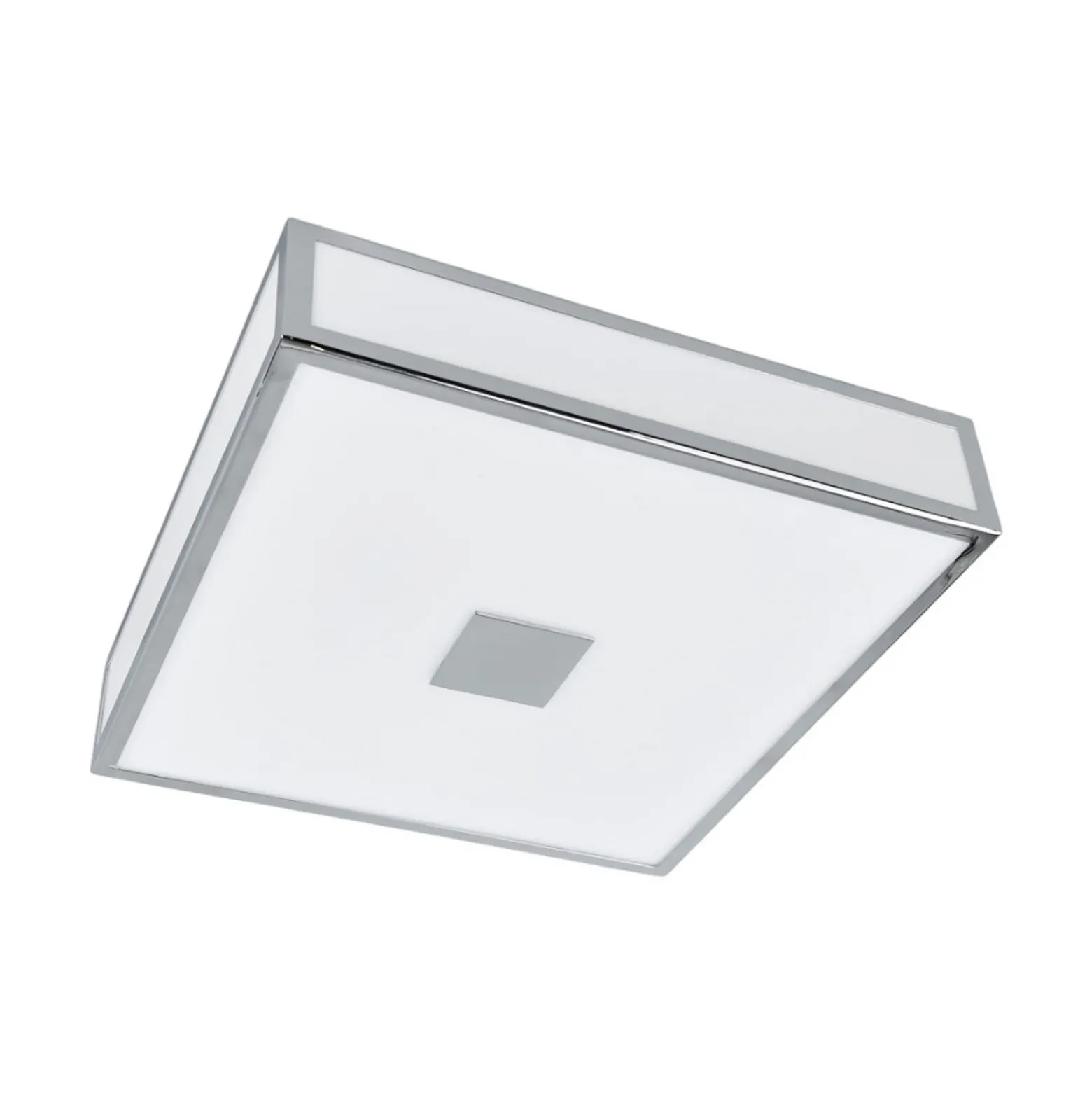 Lindby lámpara de techo para baño Eniola, 30 cm, blanco/gris, IP44
