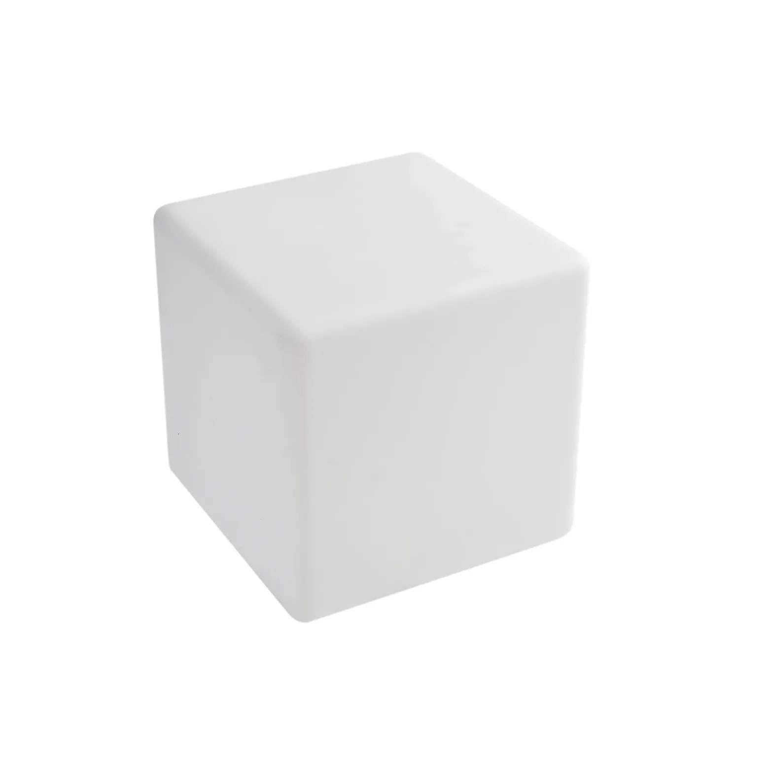 Lindby Lámpara exterior LED recargable Cubara, RGB, cubo, plástico