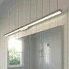 Lindby Lámpara LED para espejo y baño Alenia, 120 cm, cromo