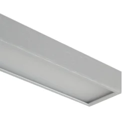 Lindby lámpara LED para espejo cuarto de baño Alenia, 120 cm, IP44, gris