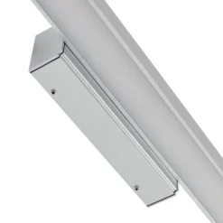 Lindby lámpara LED para espejo cuarto de baño Alenia, 120 cm, IP44, gris