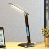 Lindby Ludmilla lámpara de mesa LED display, negro