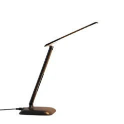 Lindby Ludmilla lámpara de mesa LED display, negro